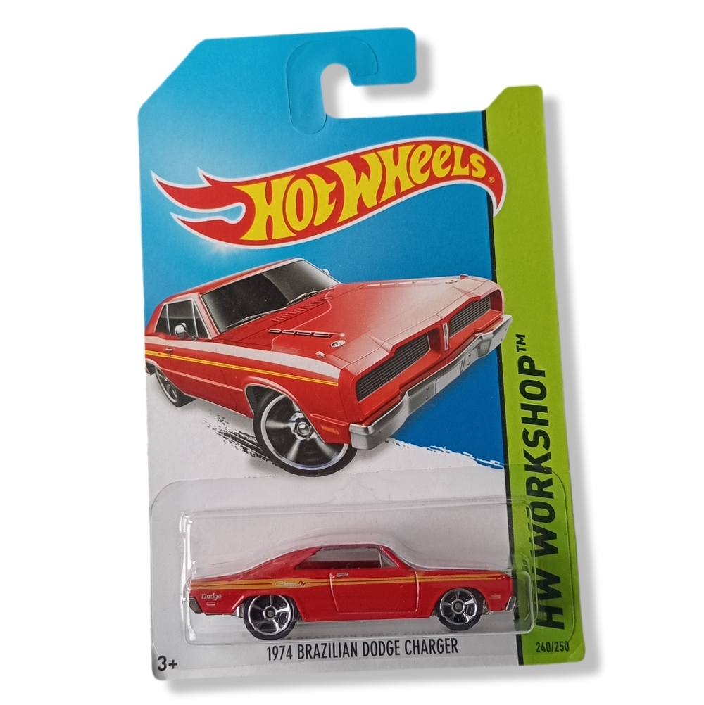 Hot Wheels Red 1974 Brazilian Dodge Charger Toy Car